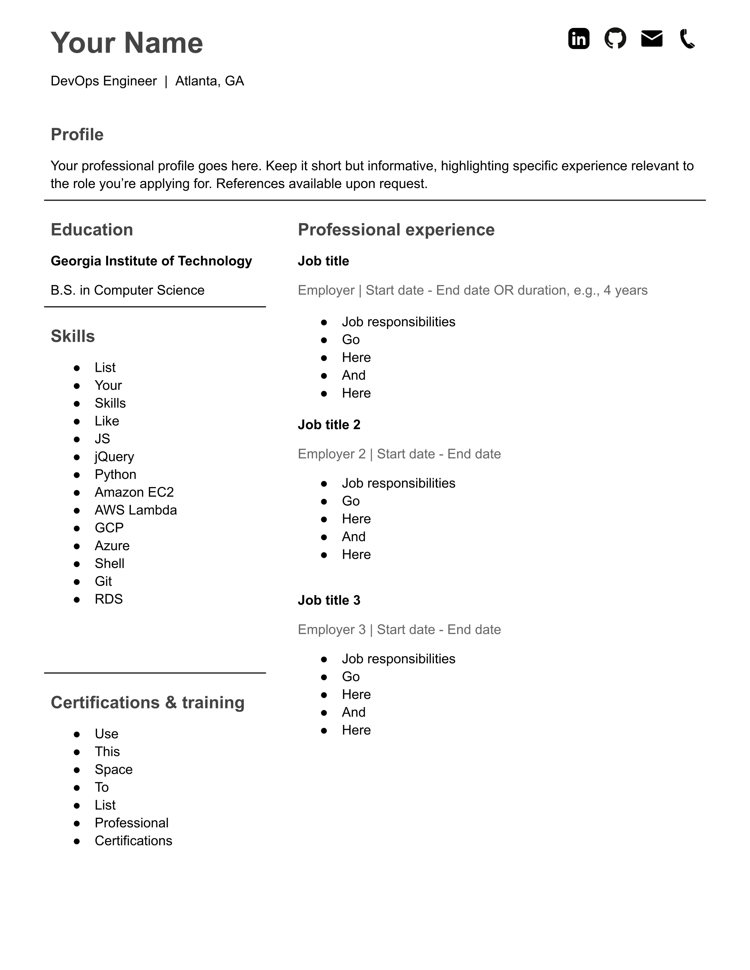 DevOps _ SRE Resume Template.webp